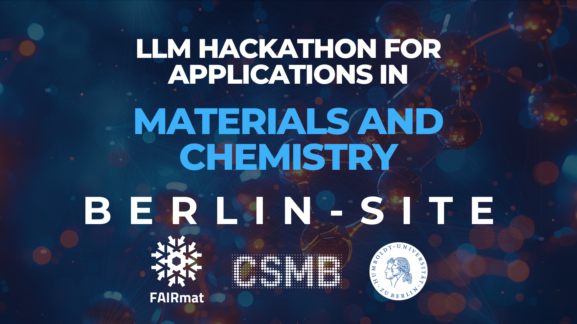 On-site LLM Hackathon for Applications in Materials and Chemistry in Berlin